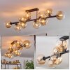 Gastor Plafonnier, Boule lumineuse Ambre, Clair, 10 lumières