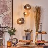 Chehalis Boule lumineuse, Applique murale Ambre, Fumé, 3 lumières