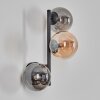 Chehalis Boule lumineuse, Applique murale Ambre, Fumé, 3 lumières
