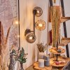 Chehalis Boule lumineuse, Applique murale Ambre, Fumé, 3 lumières
