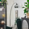 Baloca Lampadaire Chrome, Noir, 1 lumière