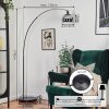 Baloca Lampadaire Chrome, Noir, 1 lumière