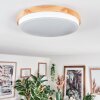 Hiral Plafonnier, Panel LED Écru, Blanc, 1 lumière