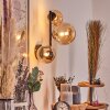 Chehalis Boule lumineuse, Applique murale Ambre, 3 lumières