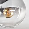 Gastor Plafonnier, Boule lumineuse 45 cm Clair, Fumé, 5 lumières
