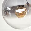 Gastor Plafonnier, Boule lumineuse 45 cm Ambre, Clair, Fumé, 5 lumières