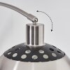 Baloca Lampadaire, Lampadaires arc Nickel mat, Noir, 1 lumière