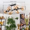 Gastor Plafonnier, Boule lumineuse Ambre, 8 lumières