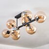 Gastor Plafonnier, Boule lumineuse Ambre, 8 lumières