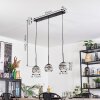 Ripoll Suspension, Boule lumineuse, Suspension Clair, Fumé, 3 lumières