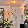 Nikkala Lampadaire Chrome, Blanc, 5 lumières
