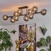 Gastor Plafonnier, Boule lumineuse Fumé, 10 lumières