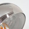 Nikkala Lampadaire Chrome, Blanc, 5 lumières