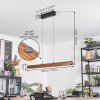 Fugelsta Suspension, Suspension LED Noir, 1 lumière