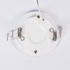 Spot encastrable Finsrud LED Blanc, 1 lumière