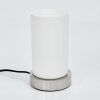 Lampe de table Youd Nickel mat, 1 lumière