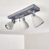 Plafonnier Lomma Gris, 3 lumières