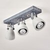 Plafonnier Lomma Gris, 3 lumières