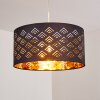 Suspension Samares Nickel mat, 1 lumière
