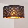Suspension Samares Nickel mat, 1 lumière