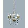 Lustre Reality Laiton, Transparent, 5 lumières