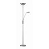 SPOCK Lampadaire, Lampadaire Luminaires Reality LED Nickel mat, 2 lumières