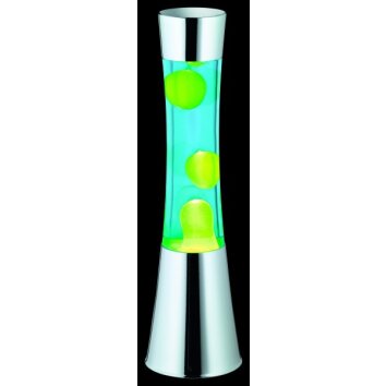 Lampe de table Reality LAVA Chrome, 1 lumière