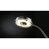 Quebec Lampadaire, Lampadaire Luminaires Trio LED Nickel mat, 1 lumière