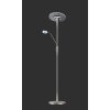 Quebec Lampadaire Luminaires Trio LED Nickel mat, 1 lumière