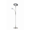 Quebec Lampadaire Luminaires Trio LED Nickel mat, 1 lumière