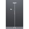 Lampadaire Reality Ackbar LED Nickel mat, 1 lumière