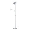 Lampadaire Reality Ackbar LED Nickel mat, 1 lumière