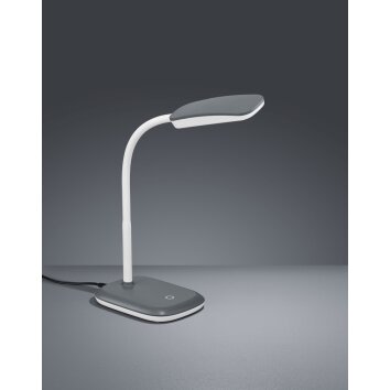 Lampe à poser Reality BOA LED Titane, 1 lumière