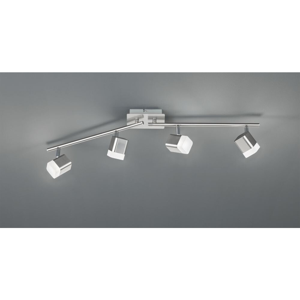 Spot Reality ROUBAIX LED Nickel mat, 4 lumières main product photo