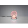 Lampe à poser Reality SMILEY LED Chrome, 1 lumière, Changeur de couleurs