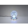 Lampe à poser Reality SMILEY LED Chrome, 1 lumière, Changeur de couleurs