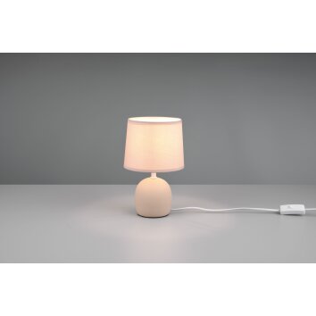 Lampe de table Reality Malu Beige, 1 lumière