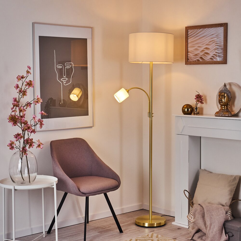 Lampadaire Vezza Laiton, 2 lumières main product photo