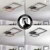 Plafonnier Doyon LED Noir, 1 lumière
