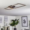 Plafonnier Doyon LED Noir, 1 lumière