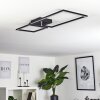 Plafonnier Doyon LED Noir, 1 lumière
