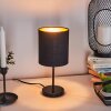 Lampe de table Varmo Noir, 1 lumière