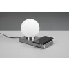 Lampe de table Reality Chloe Nickel mat, 1 lumière