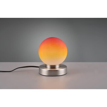 Lampe de table Reality Prinz 2 Nickel mat, 1 lumière