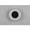 Applique murale d'extérieur Reality Morena LED Noir, Blanc, 1 lumière
