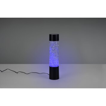 Lampe de table Reality Glitter LED Noir, Transparent, 1 lumière