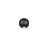 AVISIO Applique murale Luminaires Trio LED Noir, 2 lumières