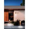 SALMON Lampadaire d\'extérieur Luminaires Trio LED Bois clair, 1 lumière