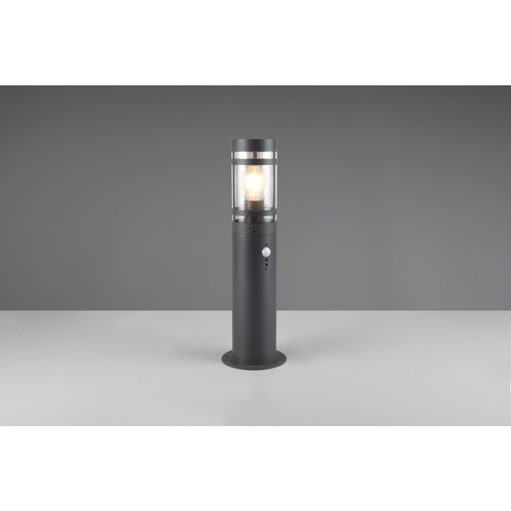 PALOMA Lampadaire d\'extérieur Luminaires Reality Anthracite, 1 lumière, Détecteur de mouvement main product photo