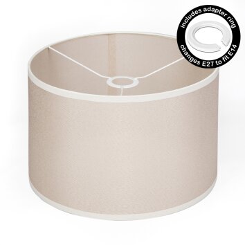Abat-jour en tissu  Bassagoda pièce de rechange, Abat-jour beige, Blanc
